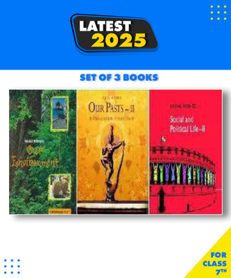 Combo Of 3 Books Of SOCIAL SCIENCE For Class 7 NCERT( HISTORY, GEOGRAPHY, CIVIICS(yes, ncert)