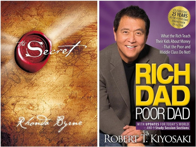 The Secret + Rich Dad Poor Dad - Combo Of 2 Books Set(Combo Set, Rhonda Bryne and Robert T. Kiyosaki)