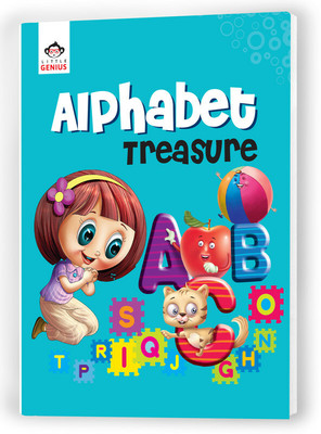 Educart English Alphabet Treasure Textbook For Nursery (3-5 Years Kids)(Paperback, Educart)