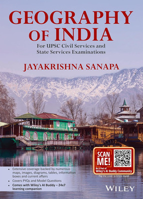 Geography Of India For UPSC Civil Services And State Examinations(Paperback, Jayakrishna Sanapa)