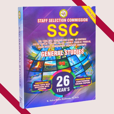 SSC General Studies: CGL, JE, GD, MTS PYQs & Solutions (26 Years)(Paperback, K. Selva Rama Rathanam)