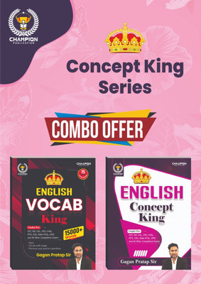 Combo Of English Concept King & English Vocab King | Bilingual Books | Competitive English |Useful For CET, SSC CGL, CPO, CHSL, MTS, CDS, UPSC | All Other Competitive Exams | Gagan Pratap Sir(Perfect, Manvendra Singh)