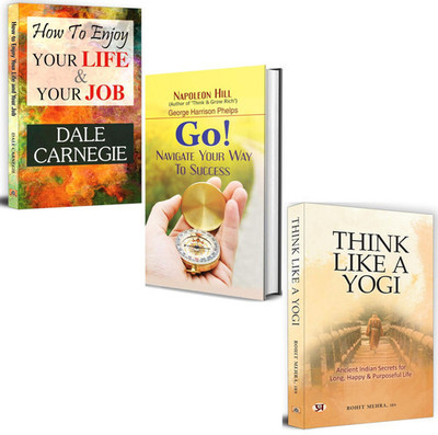 Go─Navigate Your Way To Success + Think Like A Yogi + How To Enjoy Your Life And Your Job (3 Books)(Hardcover, Napoleon Hill, Rohit Mehra, IRS, Dale Carnegie) Go─Navigate Your Way To Success + Think Like A Yogi + How To Enjoy Your Life And Your Job (3 Books)(Hardcover, Napoleon Hill, Rohit Mehra, IRS, Dale Carnegie)
