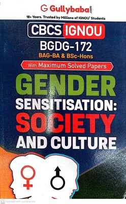 IGNOU BAG Help Guide (BGDG-172, Gender Sensitization: Society And Culture)(PAPER BINDING, GPH)