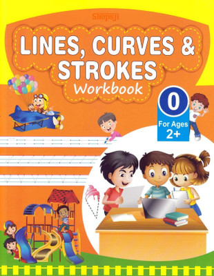 Shopsji Workbook Of Lines Curves & Strokes | First Step To Write In DOT Book | Learn How To Draw Line | Trace And Draw Lines Exercise Book(Paperback, Shopsji)