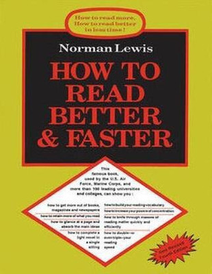 How To Read Better & Faster(Paperback, Norman Lewis)
