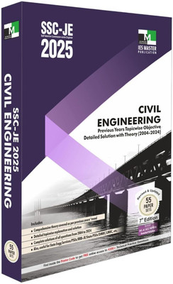 SSC-JE 2025 Civil Engineering Previous Years(2004-2024) Topic Wise Objective Detailed Solution With Theory - 7th Edition Revised & Updated(Paperback, IES MASTER)