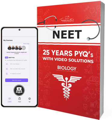 Biology NEET UG Previous Years Solved Papers PYQs With Video Solution In English(Paperback, TOPPERSNOTES)