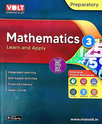VOLT, Mathematics Learn And Apply Class 3(Paperback, S.S Negi)