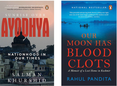Sunrise Over Ayodhya: Nationhood In Our Times & Our Moon Has Blood Clots : A Memoir Of A Lost Home In Kashmir (Set Of 2 Books)(Paperback, Khurshid Salman)