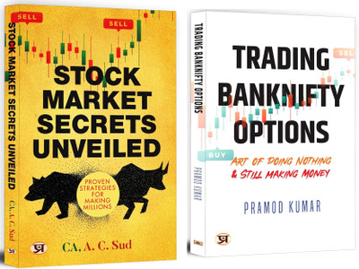 Stock Market Secrets Unveiled: Proven Strategies For Making Millions + Trading Banknifty Options: Art Of Doing Nothing & Still Making Money | Master The Art Of Stock Selection With Time-Tested Strategies | Investment Mindset | Passive Income (Set Of 2 Books In English)(Paperback, CA, A. C. Sud, Pram