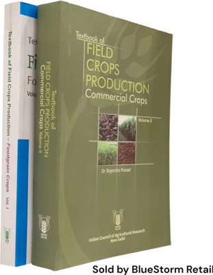 Textbook Of Field Crops Production (Foodgrain Crops And Commercial Crops) Set Of 2 Volumes | ICAR(Paperback, Dr. Rajendra Prasad)