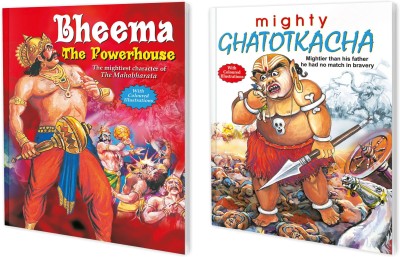 Set Of 2 Books | Tell Me A Great Story Books Of Bhima : The Powerhouse And Mighty Ghatotkacha(Paperback, Manoj)