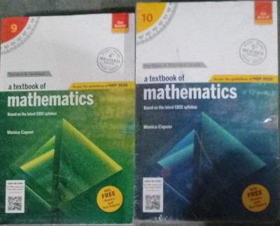 Ratna Sagar A Textbook Of Mathematics For Class 9, 10 Combo Set Of 2 Books(Paperback, Monica Capoor)