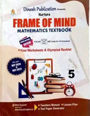 Nurture, FRAME OF MIND MATHEMATICS TEXTBOOK - 5(Paperback, Rajeev Garg)