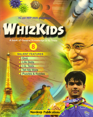 Navdeep, WHIZKIDS - 8 A Book Of General Knowledge & IQ Tests(Paperback, Mrs. D. Bhandari)