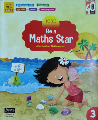 ICSE Be A Maths Star Textbook Of Mathematics Class 3(Pepper back, Sunita Arora)