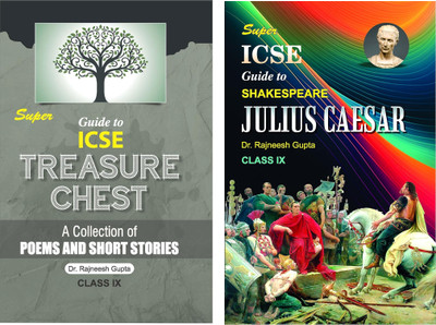 Super ICSE Guide To William Shakespeare's Julius Caesar, ICSE Treasure Chest (A Collection Of ICSE Short Stories And Poems ) With Chapterwise Multiple Choice Questions For Class 9 [ Combo Of 2 Books](Paperback, Dr. Rajnees Gupta)