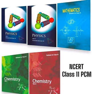 NCERT Science Book Set (PCM) 1.Physics Textbook Part1 And Part 2 2. Chemstry Textbook Part 1 And Part 2 3. Mathematics Textbook (HARDCOVER) NCERT 11th CLASS 5 COMBO BOOK (ENGLISH MEDIUM)(PAPERPACK, NCERT)