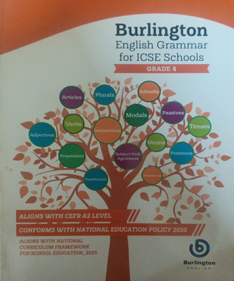 English Grammar For ICSE Schools Grade 4(Pepper back, Burlington)