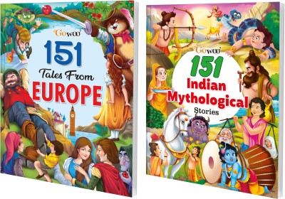 151 Tales From Europe And 151 Indian Mythological Stories I Combo Pack Of 2 Books I Best Collection Of Stories For Kids By Gowoo(Paperback, Manoj Publication editorial board)