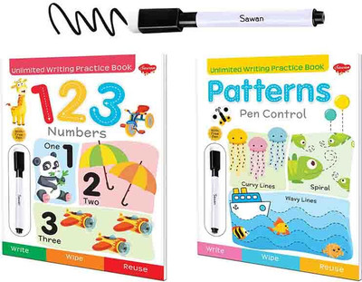 123 Numbers & Patterns Pen Control, Pack Of 2(Paperback, Sawan)