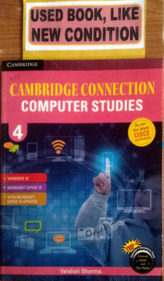 Cambridge Connection Computer Studies Class-4(Old Book)(Paperback, VAISHALI SHARMA)