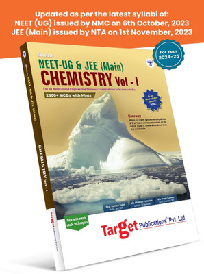 Chemistry Book Vol 1.1 For JEE Mains, NEET UG, AIIMS & AIPMT | Absolute | Engineering And Medical Entrance Exam | Chapterwise And Topicwise MCQs With Solutions(Paperback, Target Publications)