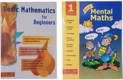 Maths Book Combo Set Of 2 Books
Vedic Mathematics For Beginners +
Mental Maths 1(Paperback, Mridula Somayajulu) Maths Book Combo Set Of 2 Books
Vedic Mathematics For Beginners +
Mental Maths 1(Paperback, Mridula Somayajulu)