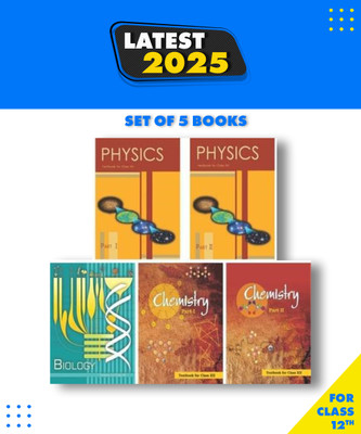 NCERT Class 12 Science Book Set PCB 1.Physics Textbook Part 1 And Part 2 Chemistry Textbook Part 1 And Part 2 Biology Textbook PAPERBACK NCERT 12th CLASS 5 COMBO BOOK ENGLISH MEDIUM Paperback Revised Edition 2022 Paperback, NCERT|New Latest Edition For 2025-2026(Paperback, NCERT)