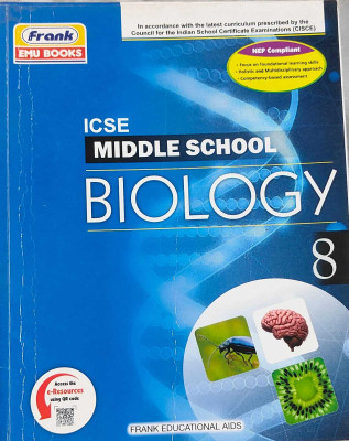 ICSE Middle School Biology Class 7(Paperback, Frank EMU)
