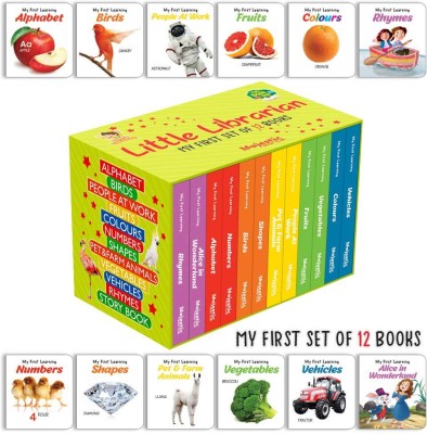 My First Little Librarian: Boxset Of 12 Best Board Books For Kids Board Book – Box Set, 1 January 2019(Board book, Wonder House Books)