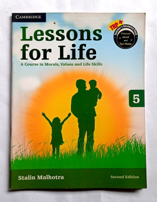 Lessons For Life Class- 5 (Old Used Book)(Paperback, Stalin Malhotra)