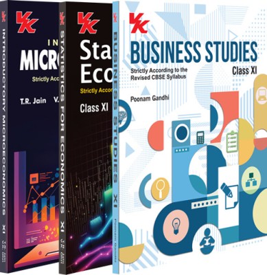 Introductory Microeconomics And Statistics For Economics By TR Jain & VK Ohri & Business Studies By Poonam Gandhi Class 11 (Set Of 3) | CBSE (NCERT Solved) | Examination 2023-2024(Paperback, TR Jain, VK Ohri & Poonam Gandhi)