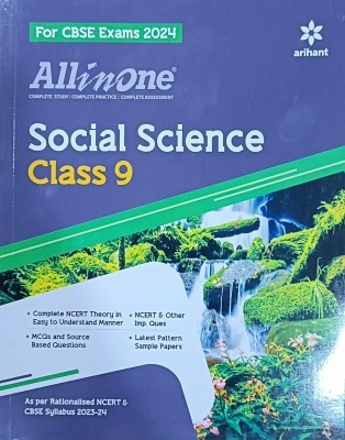 Arihant All In One Class 9th Social Science For CBSE Exam 2024(Paperback, aditya raj, farah sultan)