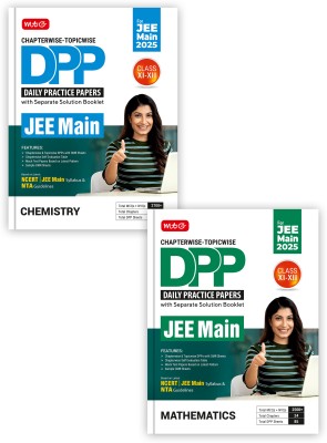 MTG Chapterwise Topicwise DPP JEE Main Chemistry & Mathematics (Daily Practice Papers) With Separate Solution Booklet | Mock Test Papers & OMR Sheet | Based On Latest JEE Main Exam 2025 Pattern (Set Of 2 Books)(Paperback, MTG Editorial Board)