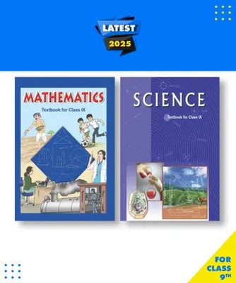 Original NCERT Class 9 Mathematics & Science Book Set | Set Of 2 Books | English Medium | Hardcover | Latest 2025–26 Edition(Paperback, National Council of Educational Research and Training (NCERT))