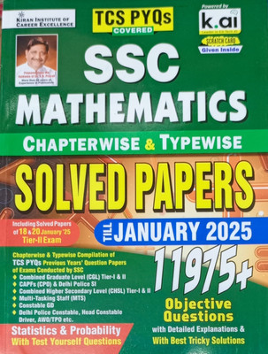 Ssc Math Chapter Wise English Medium Jan.2025(Paperback, Kiran)