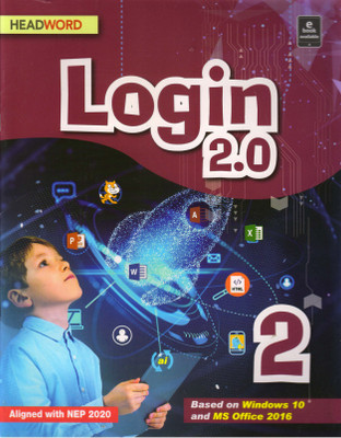 HEADWORD, Login 2.0 Class - 2
(Windows 10 And MS Office 2016)(Paperback, Meera Agarwal)