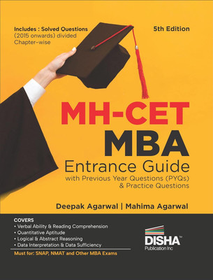 MH-CET MBA Entrance Guide With Previous Year (PYQs) & Practice Questions 5th Edition | Complete Preparatory Material For Maharashtra Common Entrance Test(Paperback, Deepak Agarwal, Mahima Agarwal)