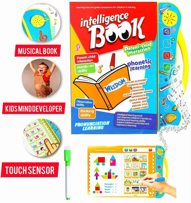 Kids E-Book 3+ Years - Earning Education Book With Sound, Educational English Reading Book For Toddlers(NA, Intelligence Books)
