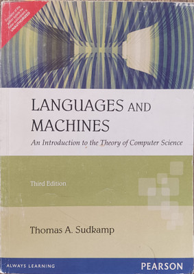 ( USED - SECOND HAND ) Languages And Machines An Introduction To The Teory Of Computer Science(Paperback, Thomas A. Sudkamp)