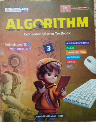 Algorithm Computer Science Textbook Class 3(Paperback, Asha Sharma)