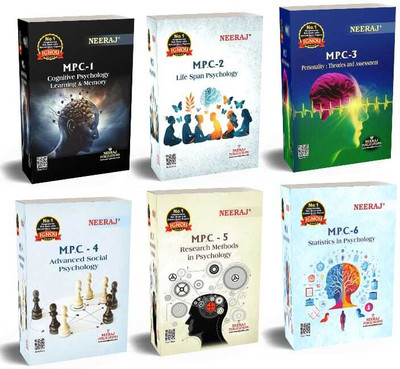 NEERAJ: M.A. Psychology 1st Year Combo MPC-1, MPC-2, MPC-3, MPC-4, MPC-5 & MPC-6 (English Medium)(Paperback, NEERAJ EXPERTS)