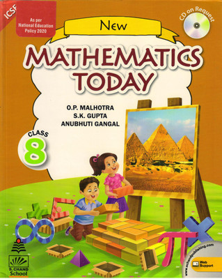 S. Chand New Mathematics Today For ICSE Class - 8(Paperback, S.K. GUPTA, O.P. Malhotra)