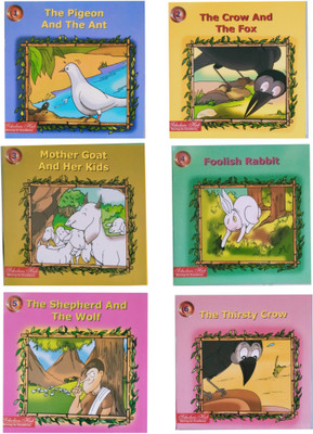Story Book Combo Set Of 6 Books - The Pigeon And The Ant +The Crow And The Fox +Mother Goat And Her Kids +Foolish Rabbit +The Shepherd And The Wolf +The Thirsty Crow(Paperback, Kamlesh Mohindra) Story Book Combo Set Of 6 Books - The Pigeon And The Ant +The Crow And The Fox +Mother Goat And Her Kids +Foolish Rabbit +The Shepherd And The Wolf +The Thirsty Crow(Paperback, Kamlesh Mohindra)