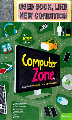 Icse Computer Zone Class-4(Old Book)(Paperback, FR VINCENT PINTO)