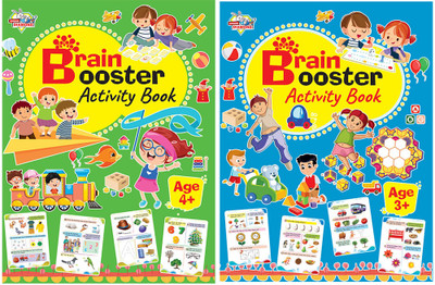 Pre-School Activities Set Of 2 Brain Booster Books(Paperback, Chakravarty, Madhu)