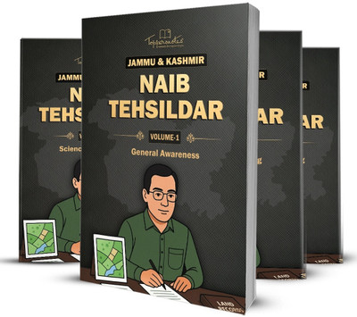 Jammu & Kashmir Naib Tehsildar (JKSSB Naib Tehsildar) Paper 1 Exam Preparation Study Material Notes English Medium Set Of Books, Latest Edition(Perfect Paperback, TOPPERSNOTES)
