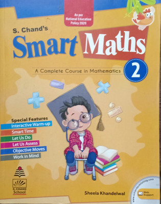 Smart Maths A Complete Course In Mathematics Class 2(Pepper back, Sheela khandelwal)